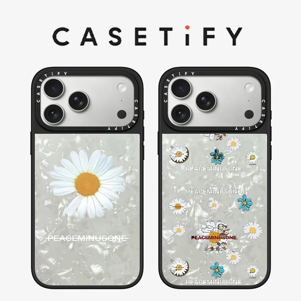 Peat Pellet Tray - CASETiFY PEACEMINUSONE デイジーシリーズ iPhone 13 15