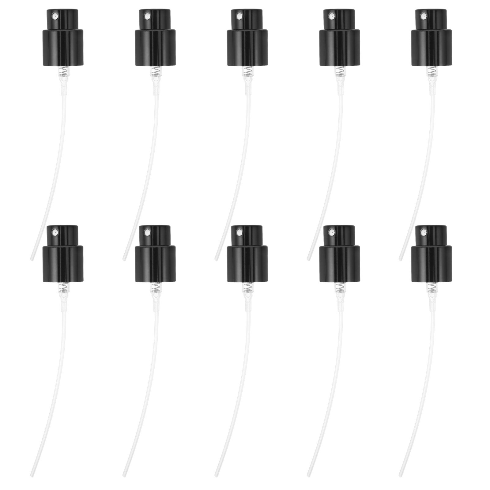 Misting Bottle Fine - 10個入り香水スプレーボトルトップ 15mm ファインミストスプレーヤー 交換用ポンプ 漏れ防止キャップ 詰め替え可能