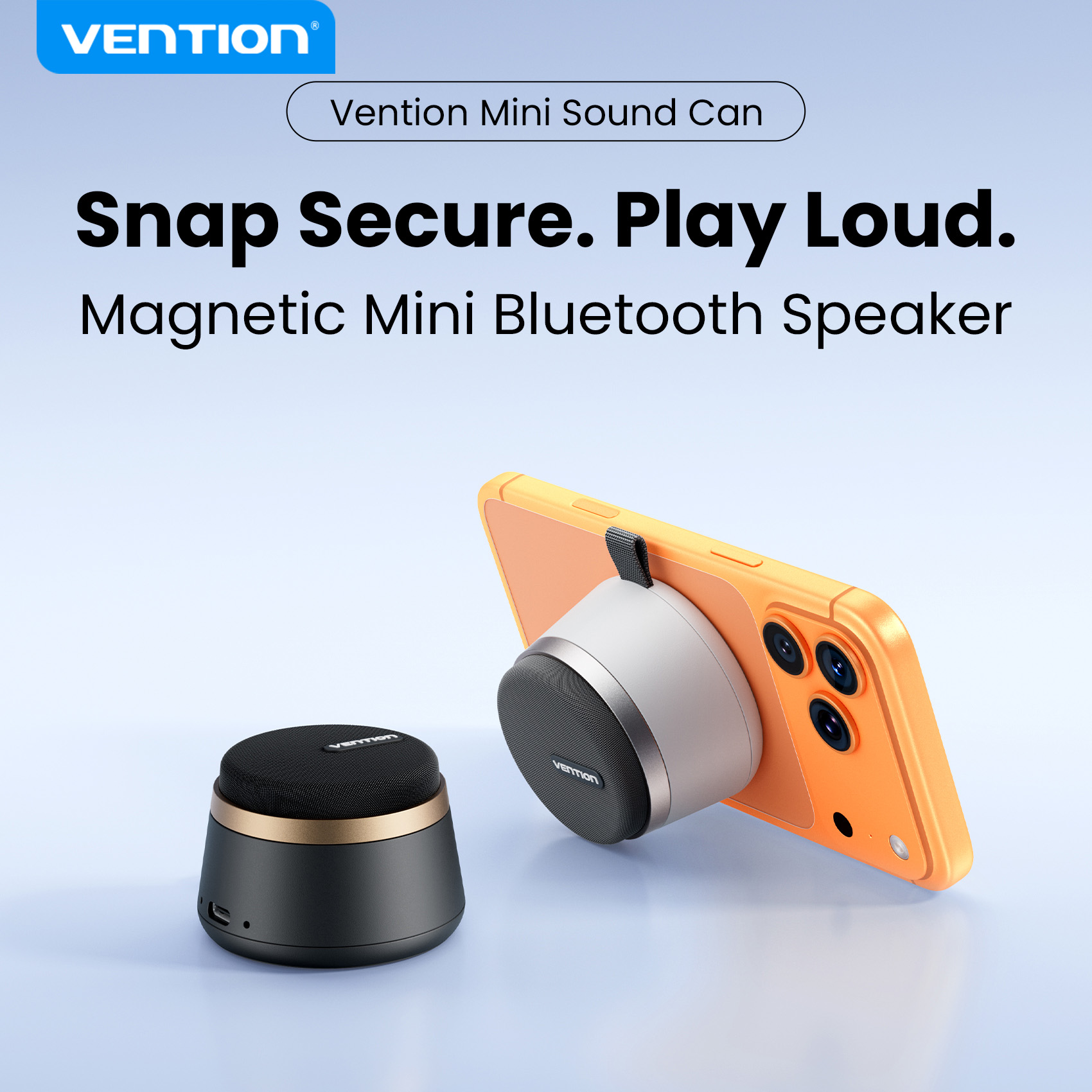 Google Speaker Nest Audio - Vention 磁気ポータブル Bluetooth スピーカー IPX6 防水ミニシャワースピーカー強化低音