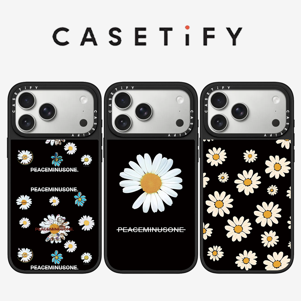 Peat Pellet Tray - CASETiFY PEACEMINUSONE デイジーシリーズ iPhone 13 15