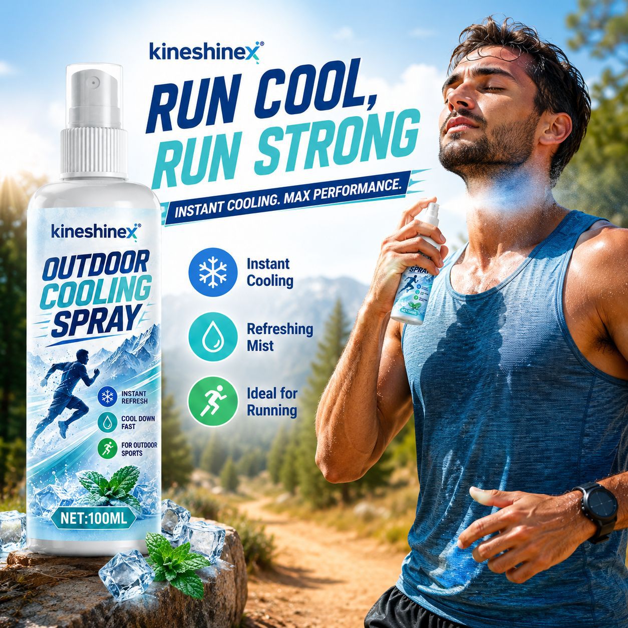 屋外用冷却スプレー 100ml – ランニング、サイクリング - Misting Bottle Fine のレビューと価格