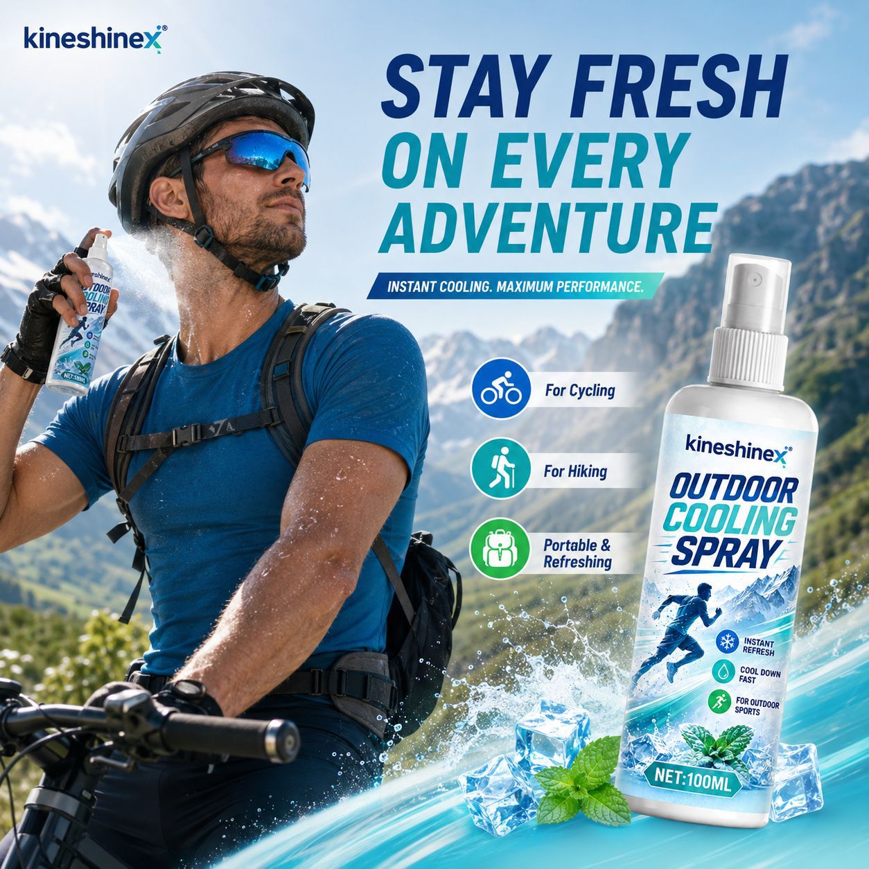 屋外用冷却スプレー 100ml – ランニング、サイクリング - Misting Bottle Fine のレビューと価格
