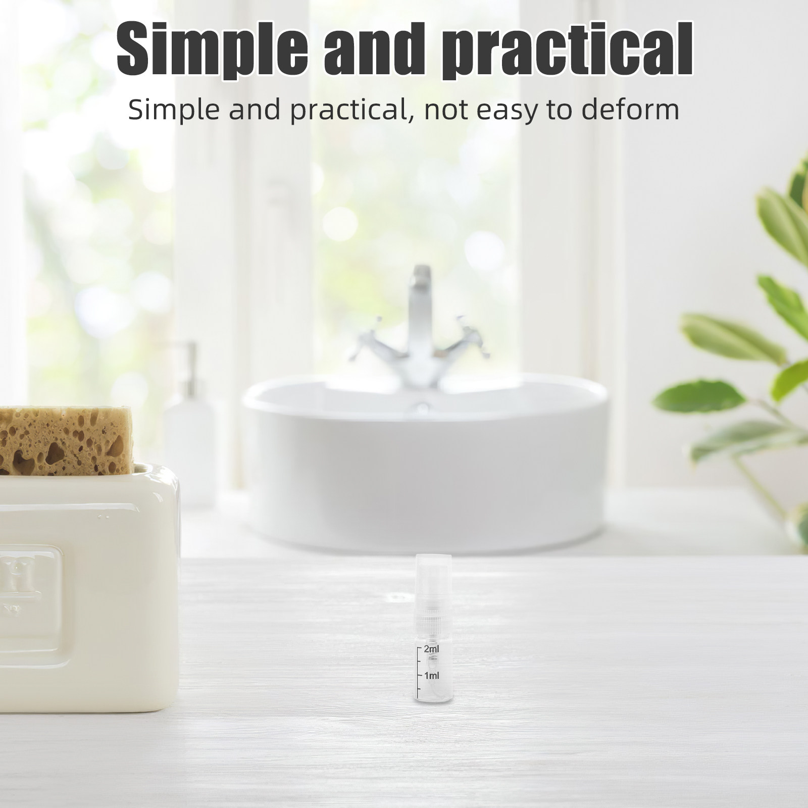 5 個の透明ガラスポータブルスプレーボトルミニ詰め替え可能な - Misting Bottle Fine のレビューと価格