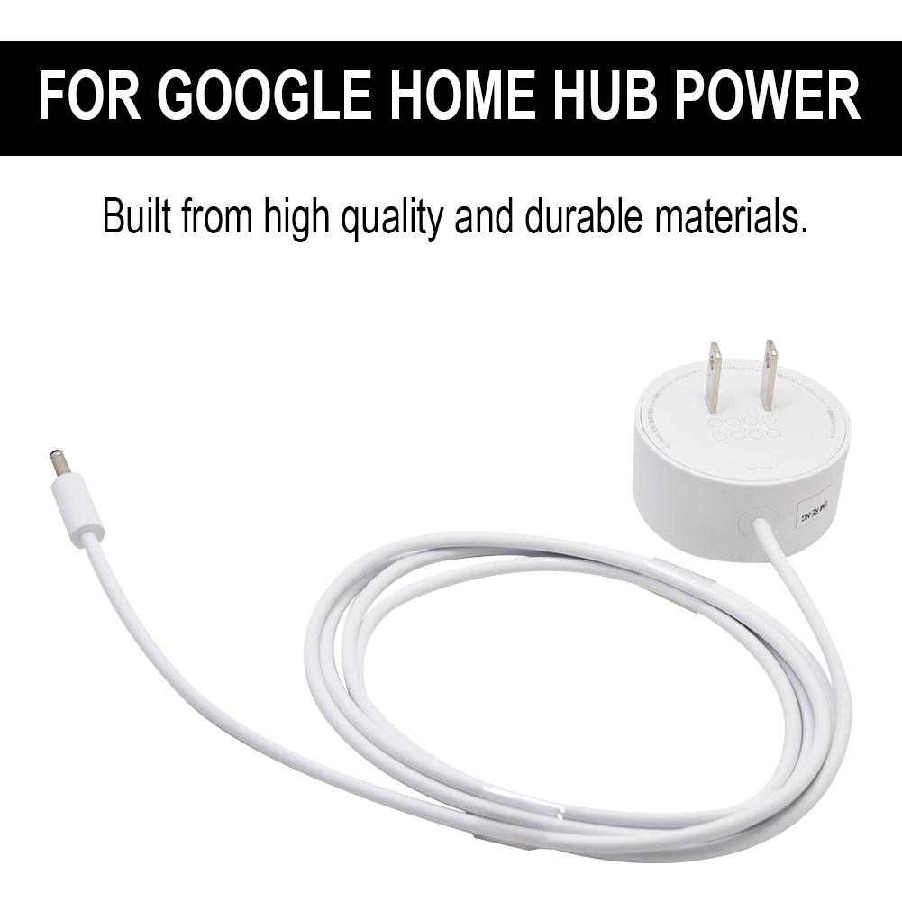 Google Home Hub用14V 1.1A電源AC充電 - Google Speaker Nest Hub のレビューと価格