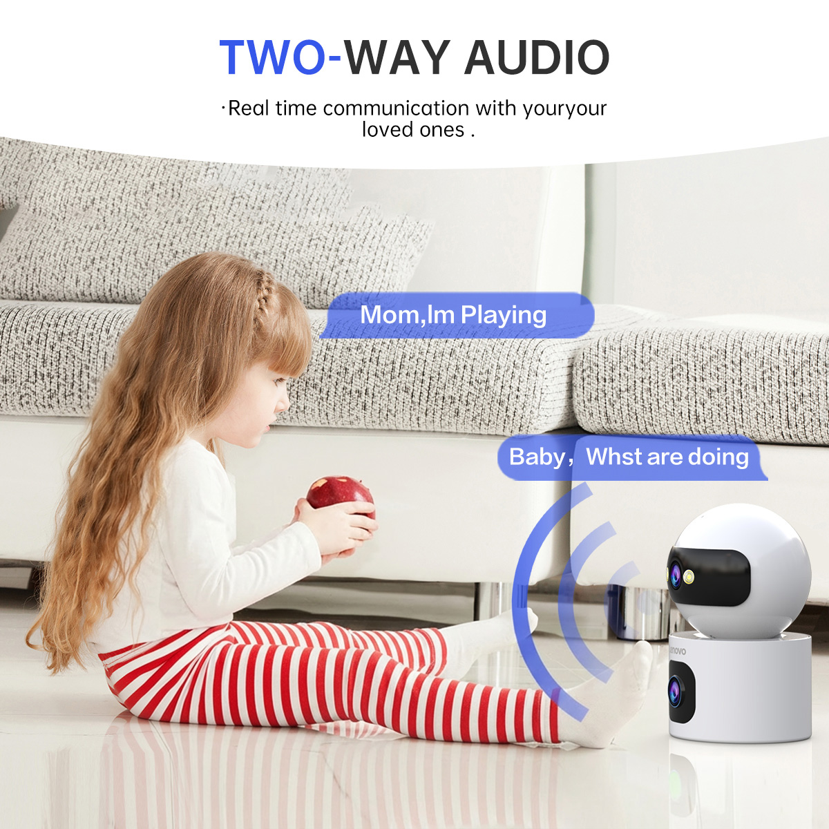 Lenovo-ワイヤレススマートホーム監視カメラ,cctvカ - Eufy Camera E220 のレビューと価格