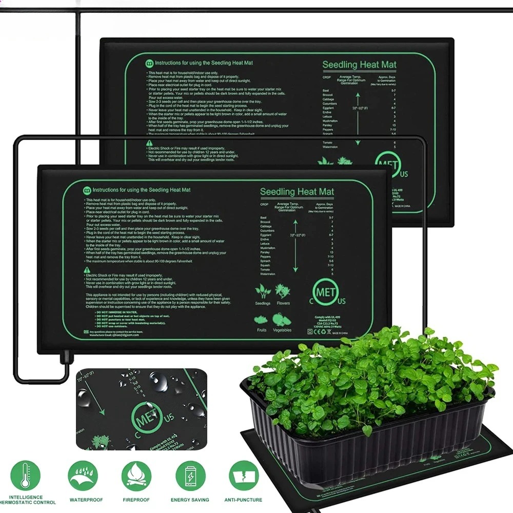 10/25/50CM苗用ヒートマット 室内植物発芽用 防水加 - Rooting Gel Clone のレビューと価格