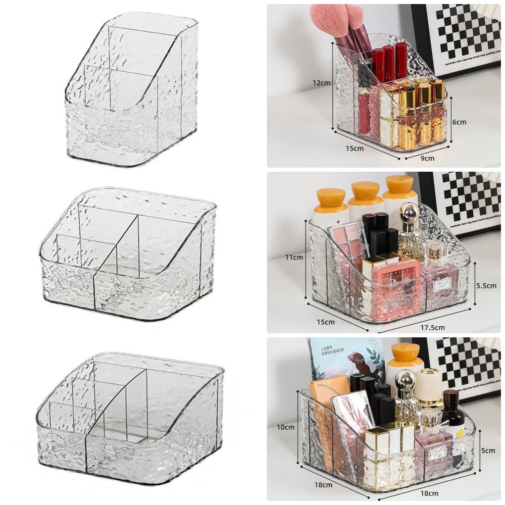 収納オーガナイザージュエリーボックス化粧ケースシンプルな透明 - Agar Tissue Culture のレビューと価格
